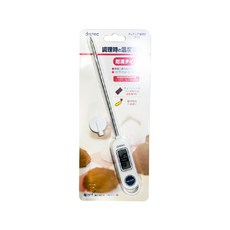 dretec 酷力歐防潑水食物電子油溫度計 白色 精準測量, 1個