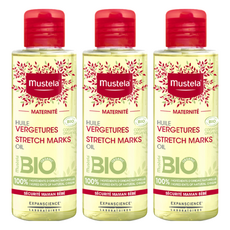 mustela 慕之恬廊 孕膚油, 105ml, 3罐