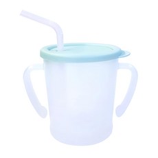 AGAFURA Magic吸管杯 學習杯, 薄荷色, 300ml, 1個