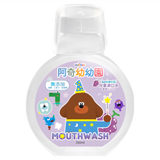 Applevia 蘋果吉兒 兒童漱口水 含氟化物+益生菌+木醣醇 無添加 葡萄口味, 300ml, 1個