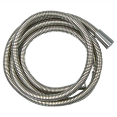 動手族 360度雙鉤伸縮軟管, 不鏽鋼材質, 耐用持久, 可伸縮200-240公分, 200cm, 銀色