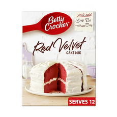 Betty Crocker 紅絲絨巧克力蛋糕預拌粉, 425g, 1盒
