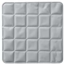 西格傢飾 方格雙面涼爽凝膠冰墊, 灰色