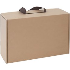 Hands Pick 牛皮C型提繩包裝盒 31號, 5盒, 巧克力色