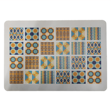 森呼吸矽藻土 花磚印象超薄矽藻土地墊 1個, 普普狂