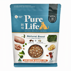 Pure Life 純境 全齡犬用 無穀糧, 澳洲雞肉 + 凍乾, 300g, 1袋