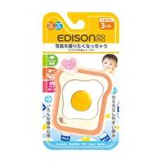EDISON mama 吐司麵包搖鈴固齒玩具, 1個, Teether only, 吐司麵包