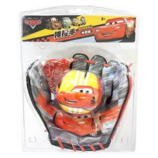 神投手手套組 兒童棒球玩具套裝 輕巧易握 激發運動樂趣, 1本, cars