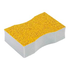 LEC 根莖類去皮海綿 6 x 2.5 x 9cm, 1個, 灰色