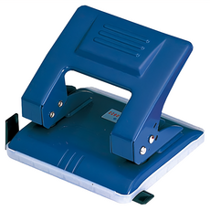 SDI 手牌 雙孔打孔機 附刻度尺 0822B 孔距80mm, 藍色, 1個