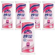 妙潔 平底清潔袋 中(63 x 53cm), 20L, 5捲