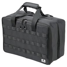 Campingmoon 柯曼 一單位收納包 BK-46, 2層, 黑色, 1個