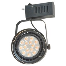 TRUNK 壯格 LED AR111 黑色軌道燈 15W, 燈泡色, 1個