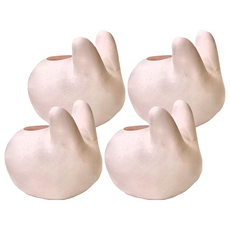 MIT 除濕除臭天然珪藻土牙刷架, 兔兔, 4個