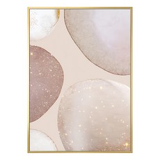 Boluo 菠蘿選畫所 幾何 圓圈堆疊III APAP3495G, 金色