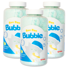BONBAIN 泡泡潤膚沐浴粉 - 蘋果藍 430g, 3個