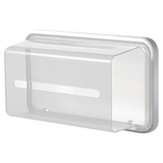 磁吸面紙盒, 強力磁吸式, 1.5kg承重力, 透白色, 1個