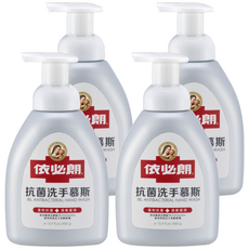 依必朗抗菌洗手慕斯, 450g, 4瓶