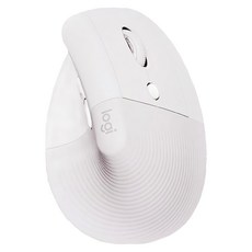 logitech 羅技 LIFT 人體工學垂直無線滑鼠, 珍珠白