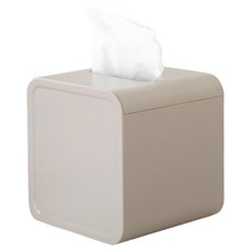 comet 盒裝紙巾與捲筒紙巾共用收納盒 13.8 x 13.8 x 14cm, 灰色, 1個