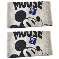 DISNEY 巨星米奇毛巾, 100%純棉, 34x76cm, DISNEY 巨星米奇, 2條