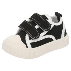 bebehome 兒童魔鬼氈防滑帆布鞋 28碼 16.5cm 黑色