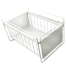 SHIMOYAMA 單層 下水槽置物架 無蓋 大號, 1個, 白色