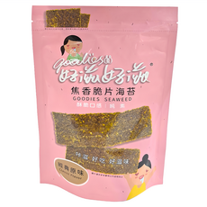 Goodies 好滋好滋 焦香脆片海苔 經典原味 酥脆口感 純素, 45g, 1包