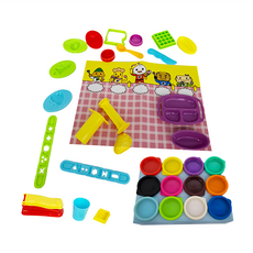 Food超人 食物篇小麥黏土12色 Set, 12色, 56g, 1盒