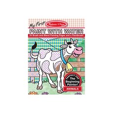 Melissa&Doug 瑪莉莎 繪圖本 水彩初學 動物, 1本, Melissa & Doug, 繪圖本水彩初學