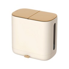 ecoco 意可可 多用途面紙盒 標準版, 奶油黃, 1個