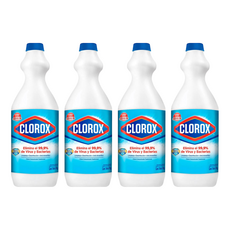 CLOROX 高樂氏 濃縮漂白水 原始配方, 1L, 4瓶