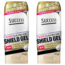 Kao 花王 SUCCESS 男士硬毛清潔刮鬍凝膠, 180g, 2瓶
