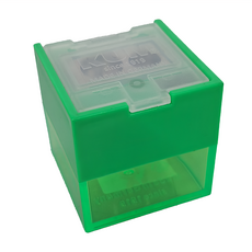 KUM 庫姆 CUBE3 M2方形三孔磨芯削筆器 鎂製 8mm及11mm口徑 3mm磨芯器, 顏色隨機, 1個