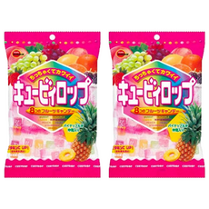 BOURBON 北日本 QB方塊水果味糖, 112g, 2袋