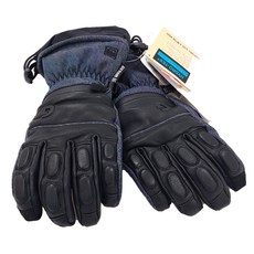 WELL FIT 威飛客 男款 防水滑雪手套 五指 - GoWell系列 HYDRO-TEX防水, 丹寧藍, 1雙