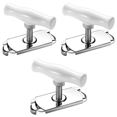 小麥購物 擰蓋器 125g, 白色 + 銀色, 3個