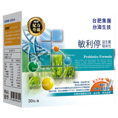 Taiwan Yes 台海生技 敏利停 益生菌隨身包, 3g, 30包, 1盒