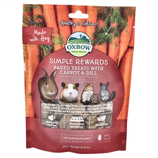OXBOW 輕食美味系列 紅蘿蔔時蘿 寵物點心, 85g, 1包