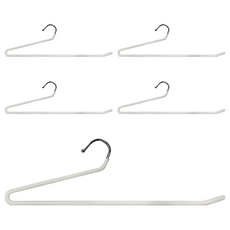 SHIMOYAMA 浸膠鵝型褲架 35 x 11cm 正鉤, 暖白色, 5個