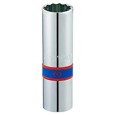 KING TONY 金統立 1/2 DR.十二角膠套火星塞套筒 KT463016R 16mm, 1個