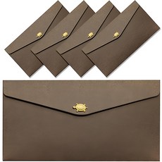 Dada 3D 黃金烏龜 無病長壽 信封, 深褐色, 5個