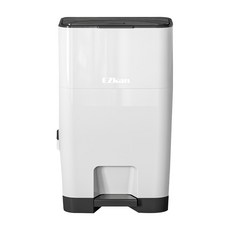 Ezkan 腳踏式防臭垃圾桶套裝 + 20公升垃圾袋 EZ-270, 黑白雙色, 32 x 53.5 x 25cm, 27L