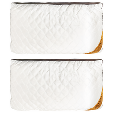 抗菌防蟎飯店枕,經典金邊,2個,舒適透氣,飯店等級享受, 45*74cm