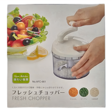 SHIMOMURA 下村 AJIWAI 趣味食房 日本旋轉式切碎蔬果調理機 中，12.7cm日本製造, 16.2 x 12.7 x 12.7, AFC-661, 1個