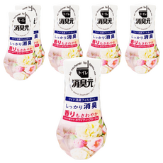 小林製藥 浴廁消臭元 eco容器芳香劑, 白茶花香, 400ml, 6瓶