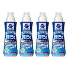 Kao 花王 Cucute 珂珂透 洗碗機用超潔淨配方, Ultra Clean 強力清潔, 去油漬去異味, 柑橘香味, 480g, 4瓶