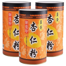 御復珍 薑黃杏仁粉, 400g, 輕鬆補充營養, 醇厚濃郁, 3罐