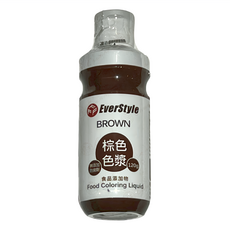 EverStyle 柏泰 棕色食用色漿, 120g 食品添加物, 1瓶