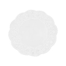 ibili 蕾絲花邊蛋糕紙墊, 26cm直徑, 10個入, 1組